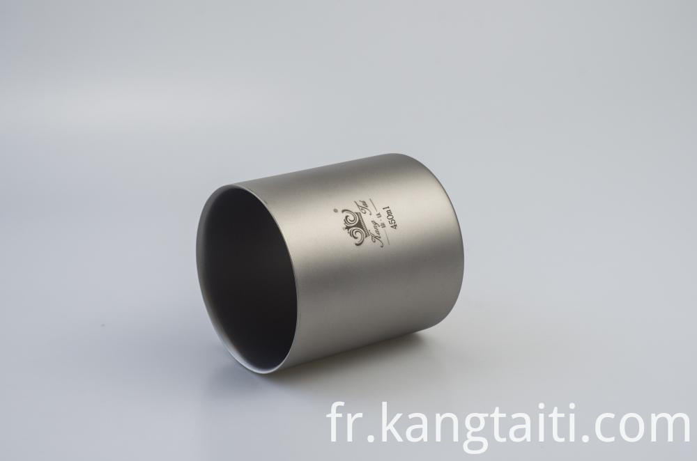 Coupe à double paroi en titane Titanium Double-Wall Cup